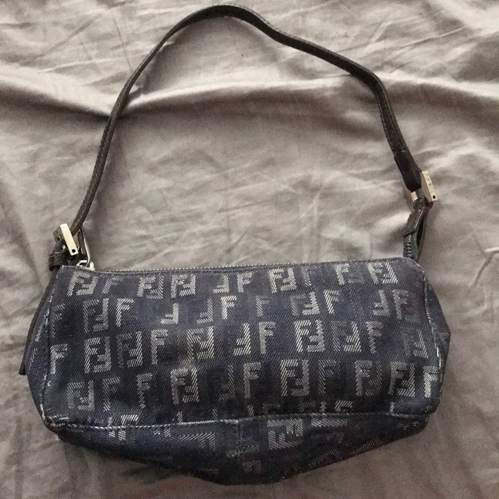 Fendi Denim Shoulder Bag